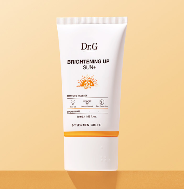 dr g brightening up sun milk